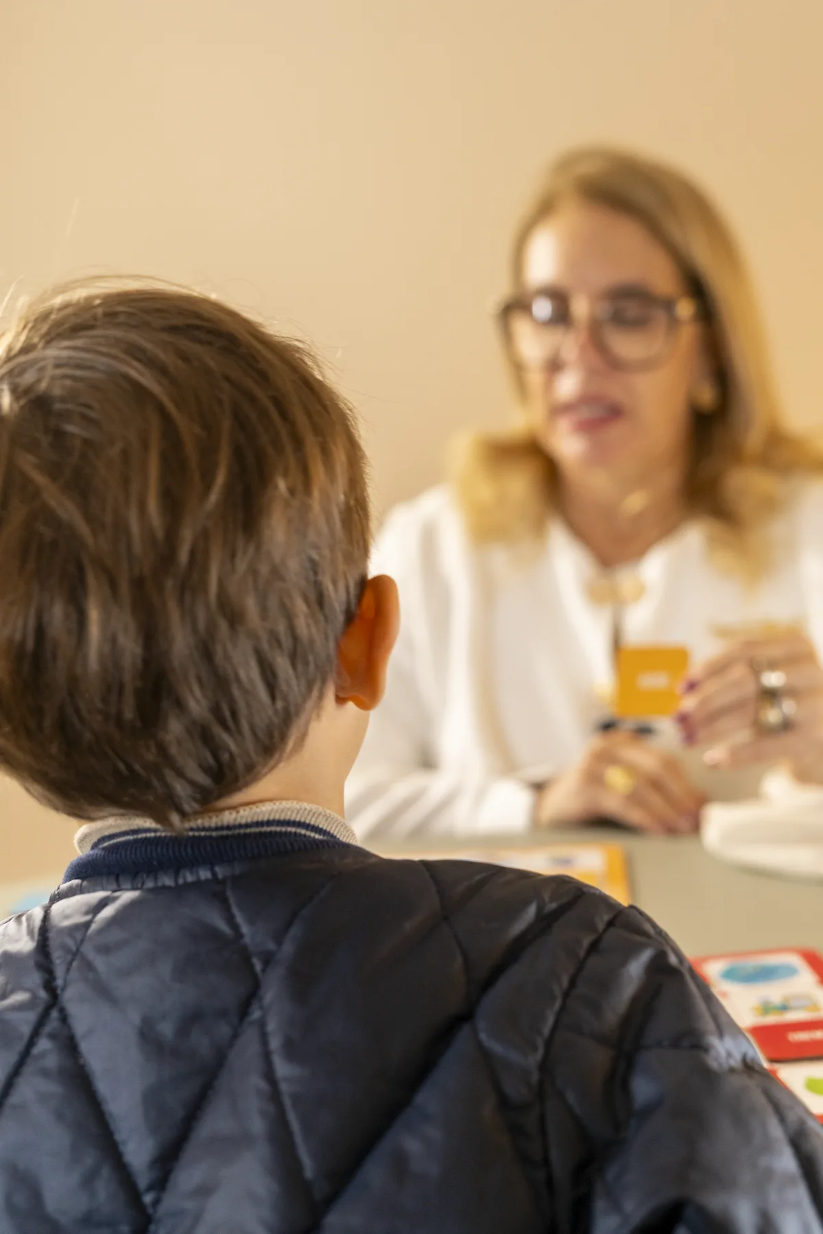 Criança em atendimento